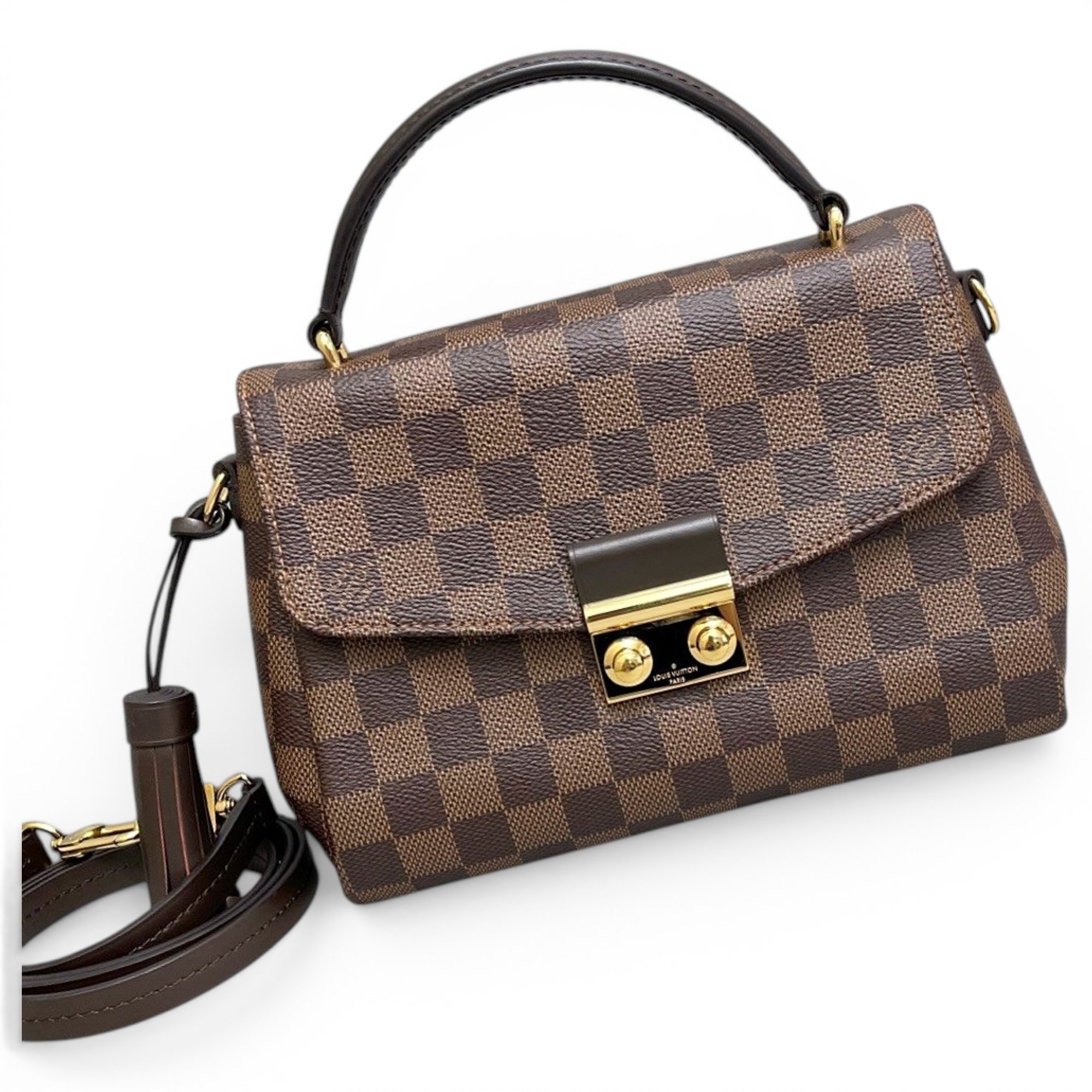 Croisette leather handbag