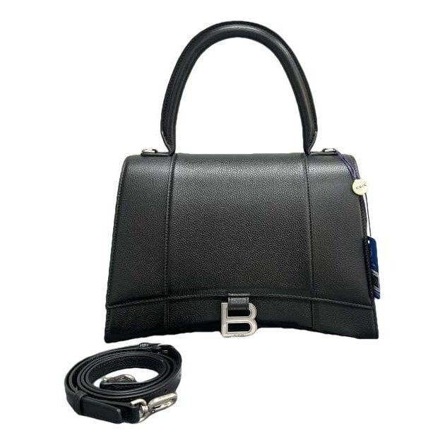 Hourglass leather mini bag