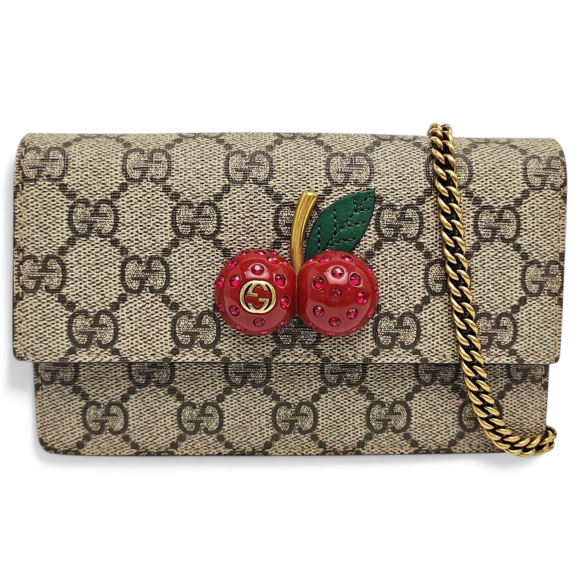 Ophidia GG Supreme leather handbag