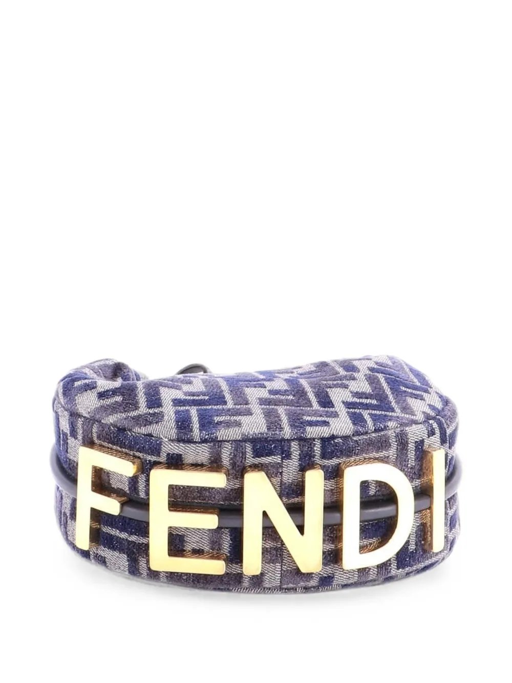 Fendigraphy Bag Zucca Canvas Mini hobo bag