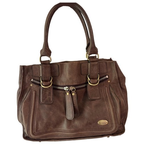 Bay leather handbag