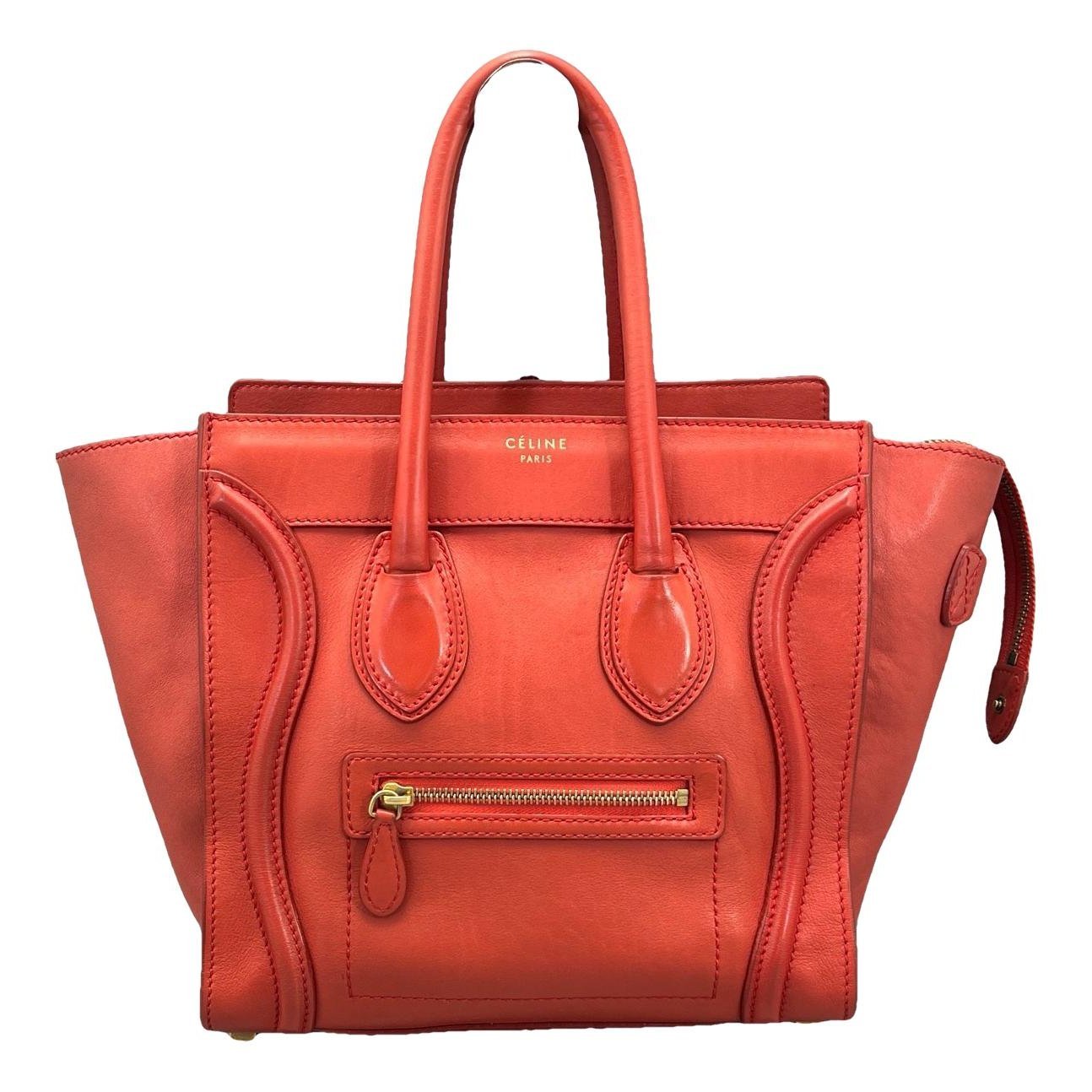 Luggage leather handbag