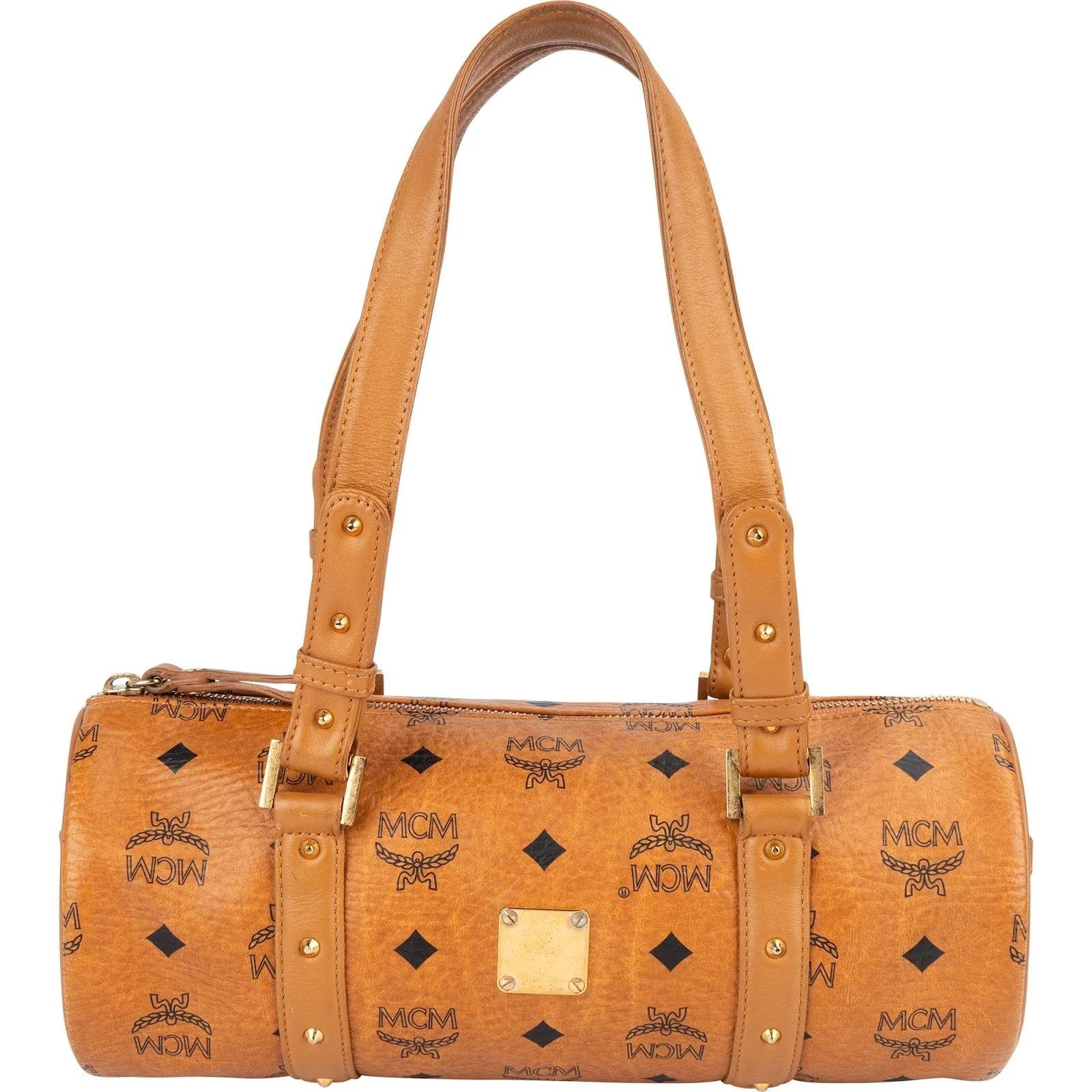 MCM Boston leather handbag