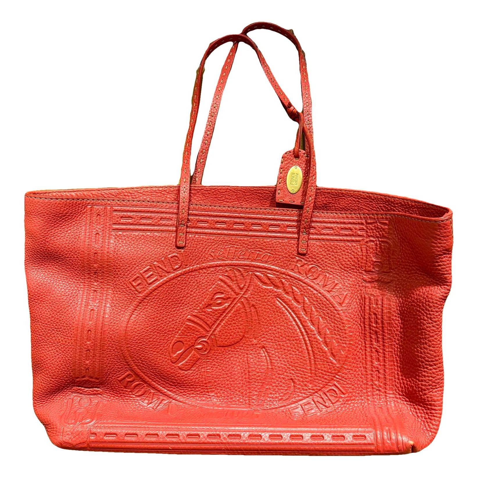 Leather tote