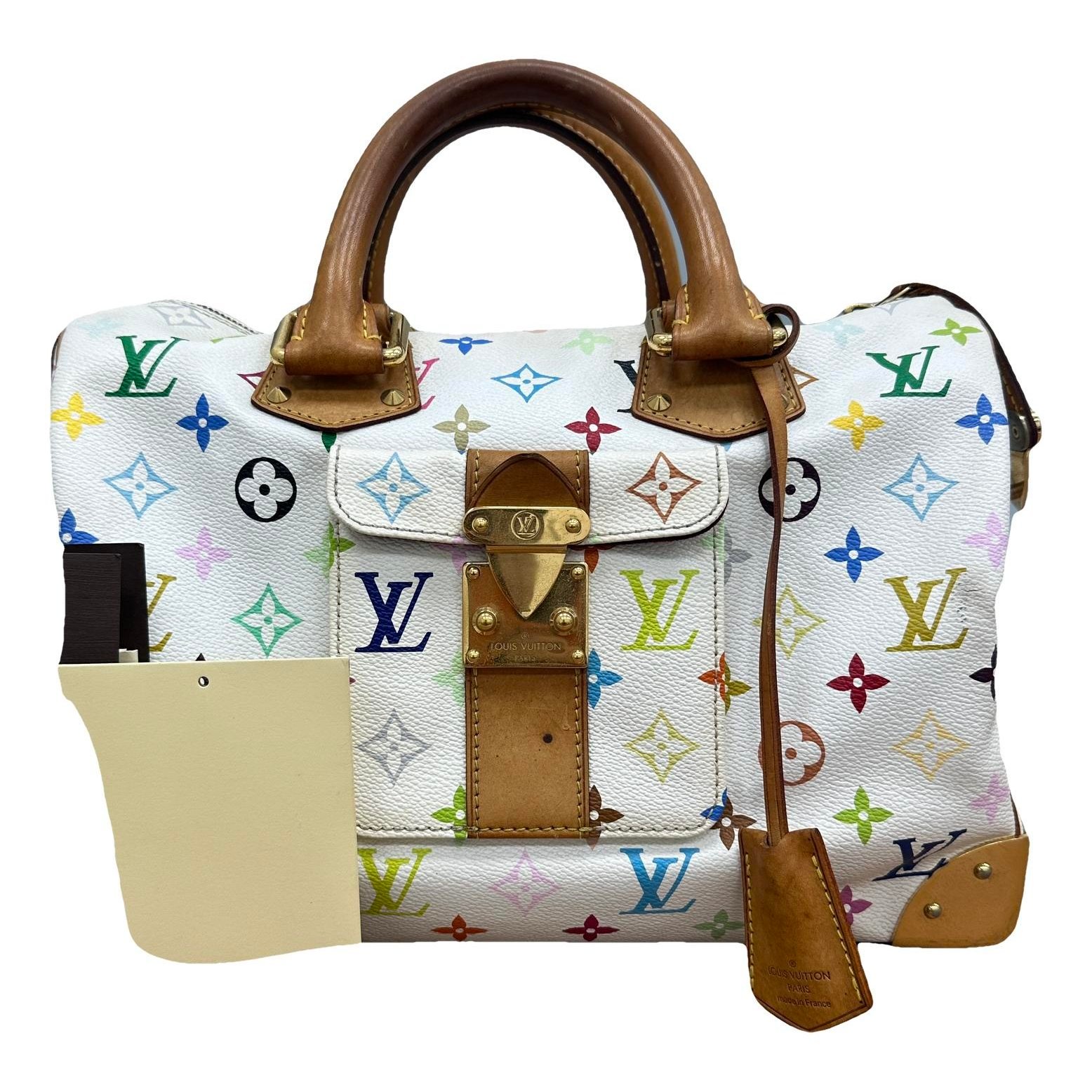 Speedy leather handbag