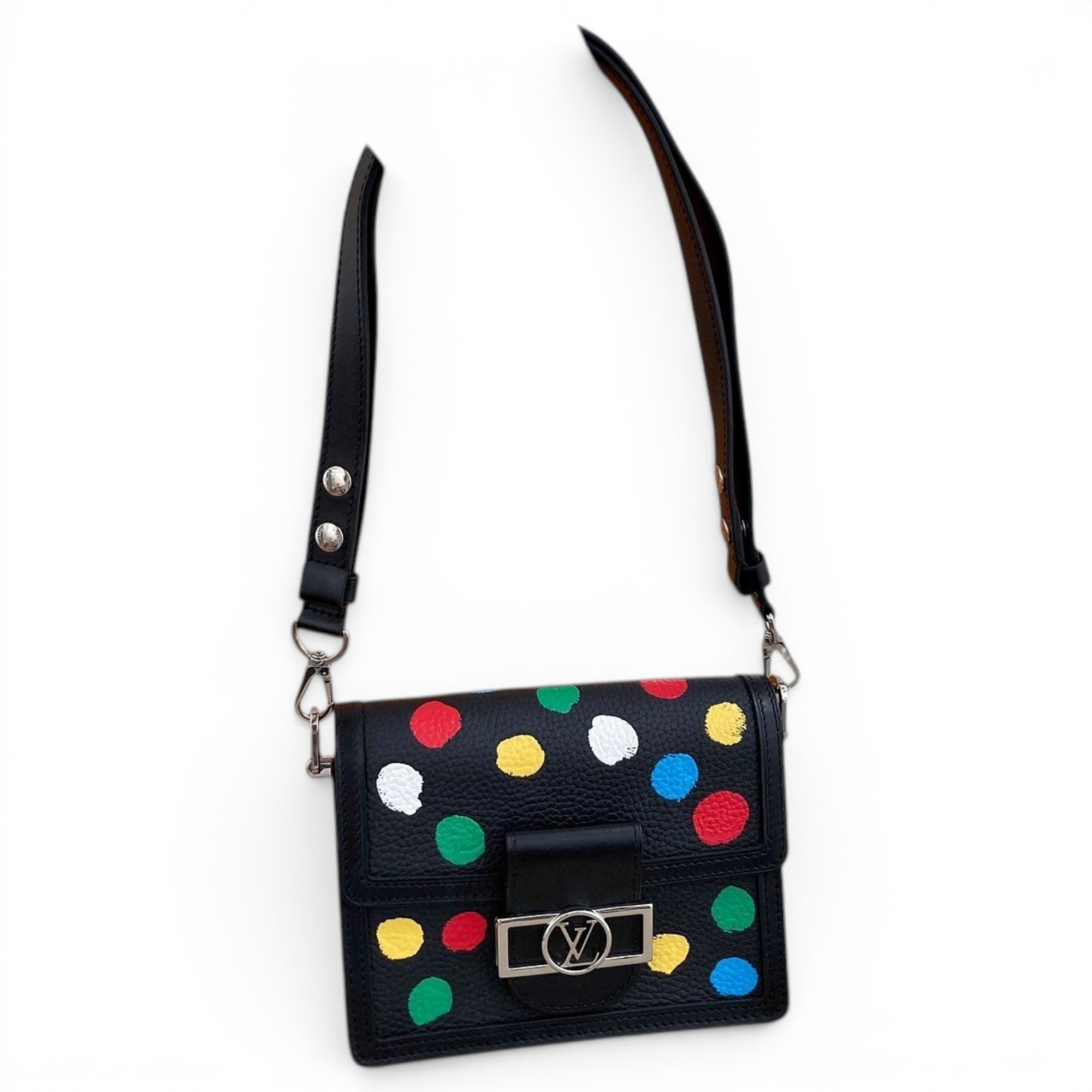 Dauphine leather handbag