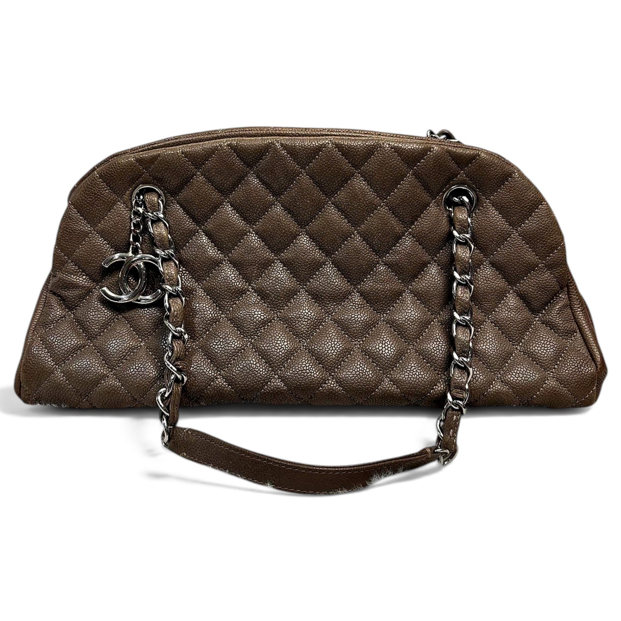 Leather bowling bag