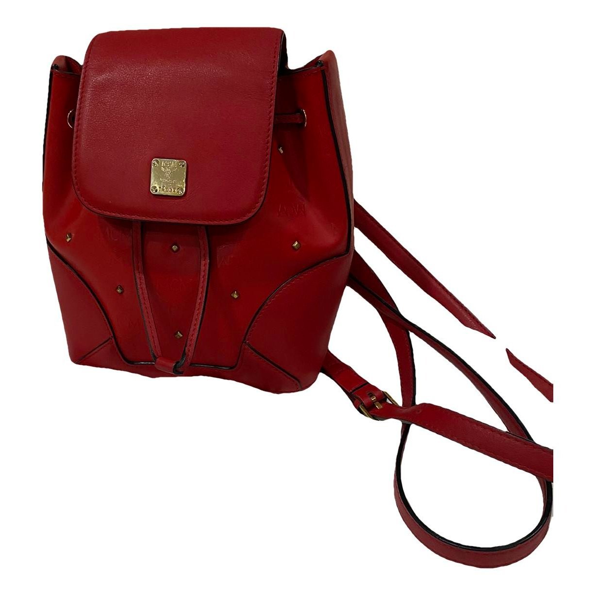 Leather backpack