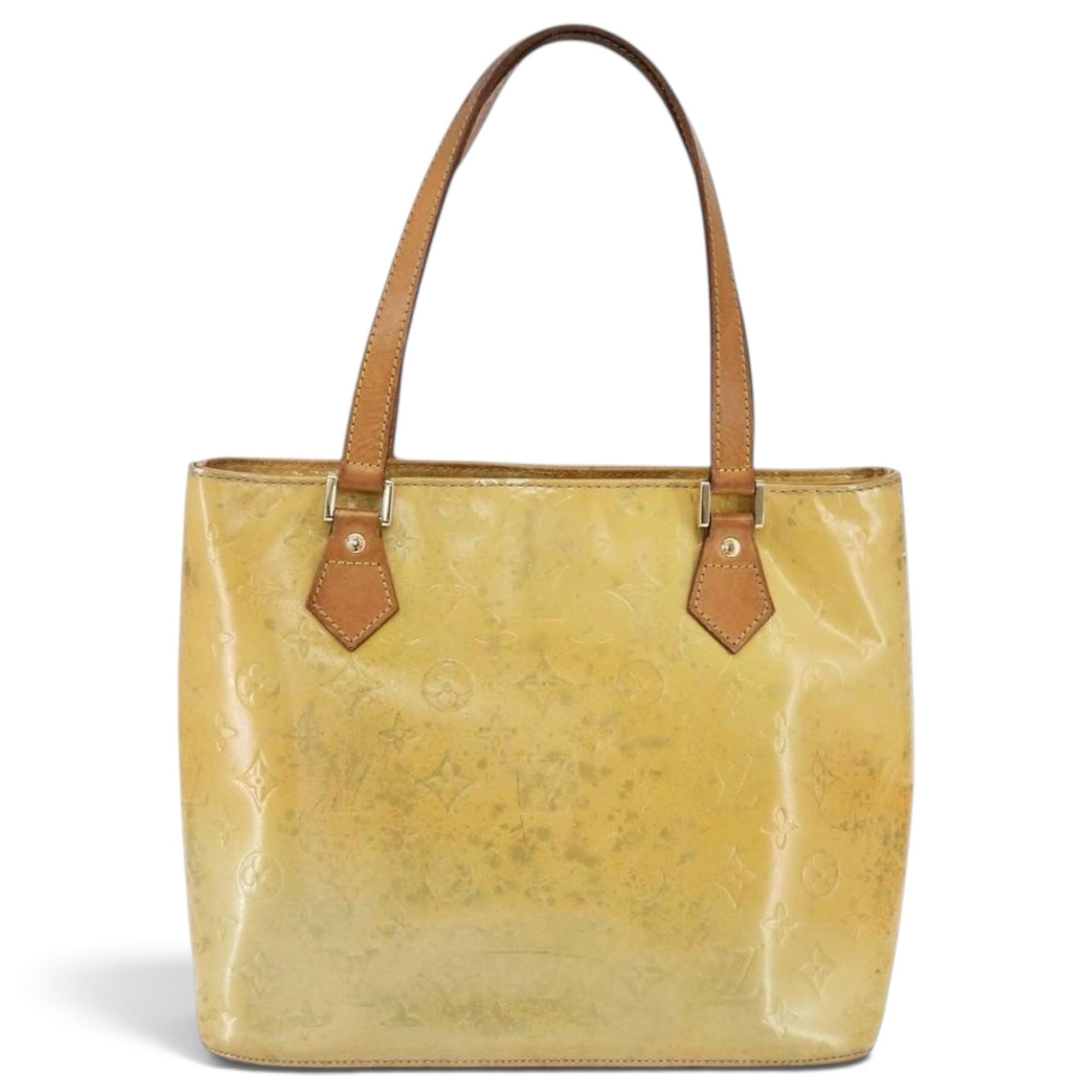 Houston patent leather handbag