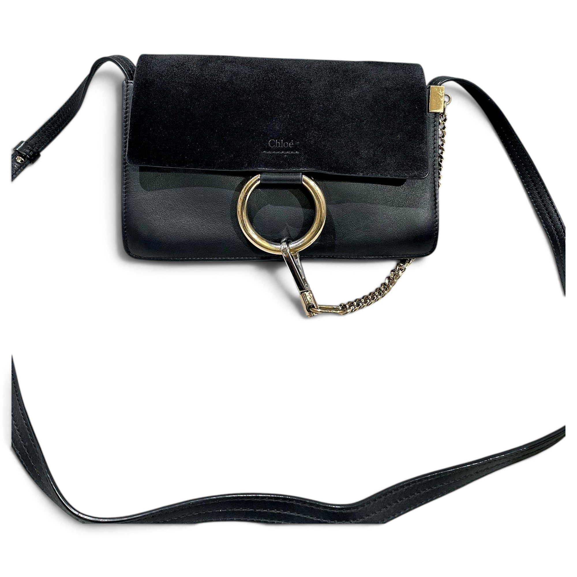Faye leather crossbody bag