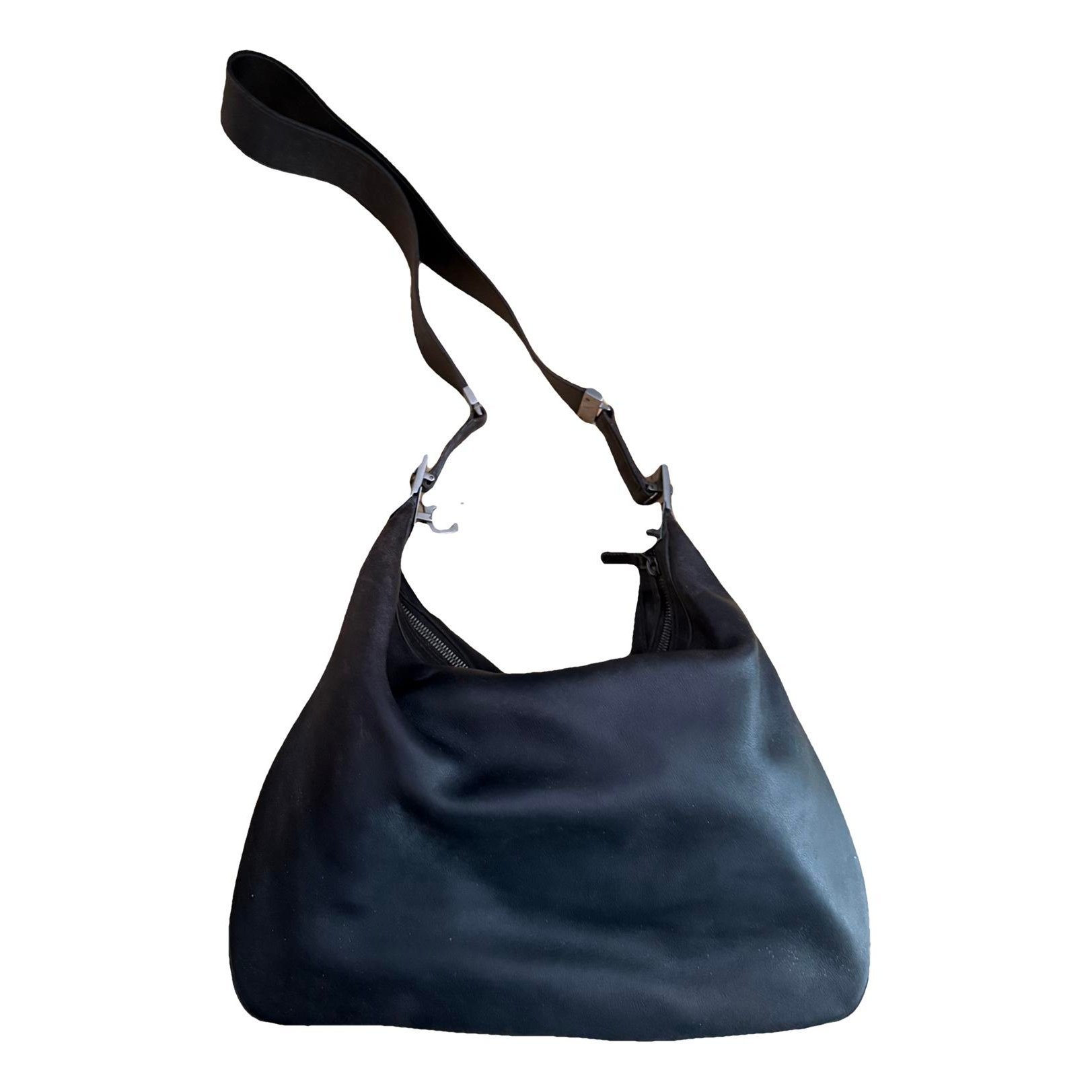 Punch leather handbag
