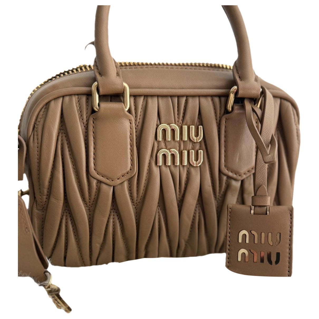 Arcadie leather handbag