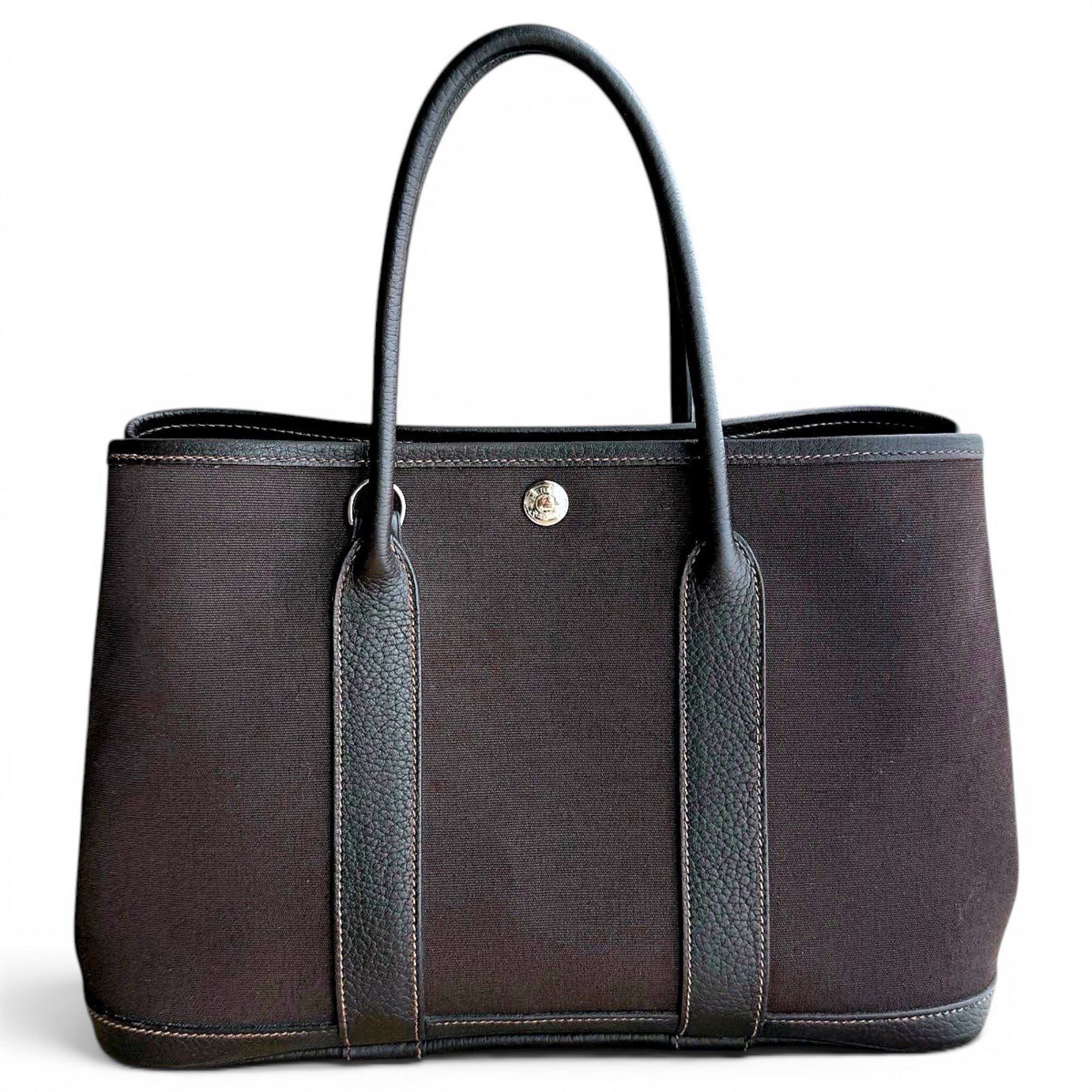 Garden Party leather handbag