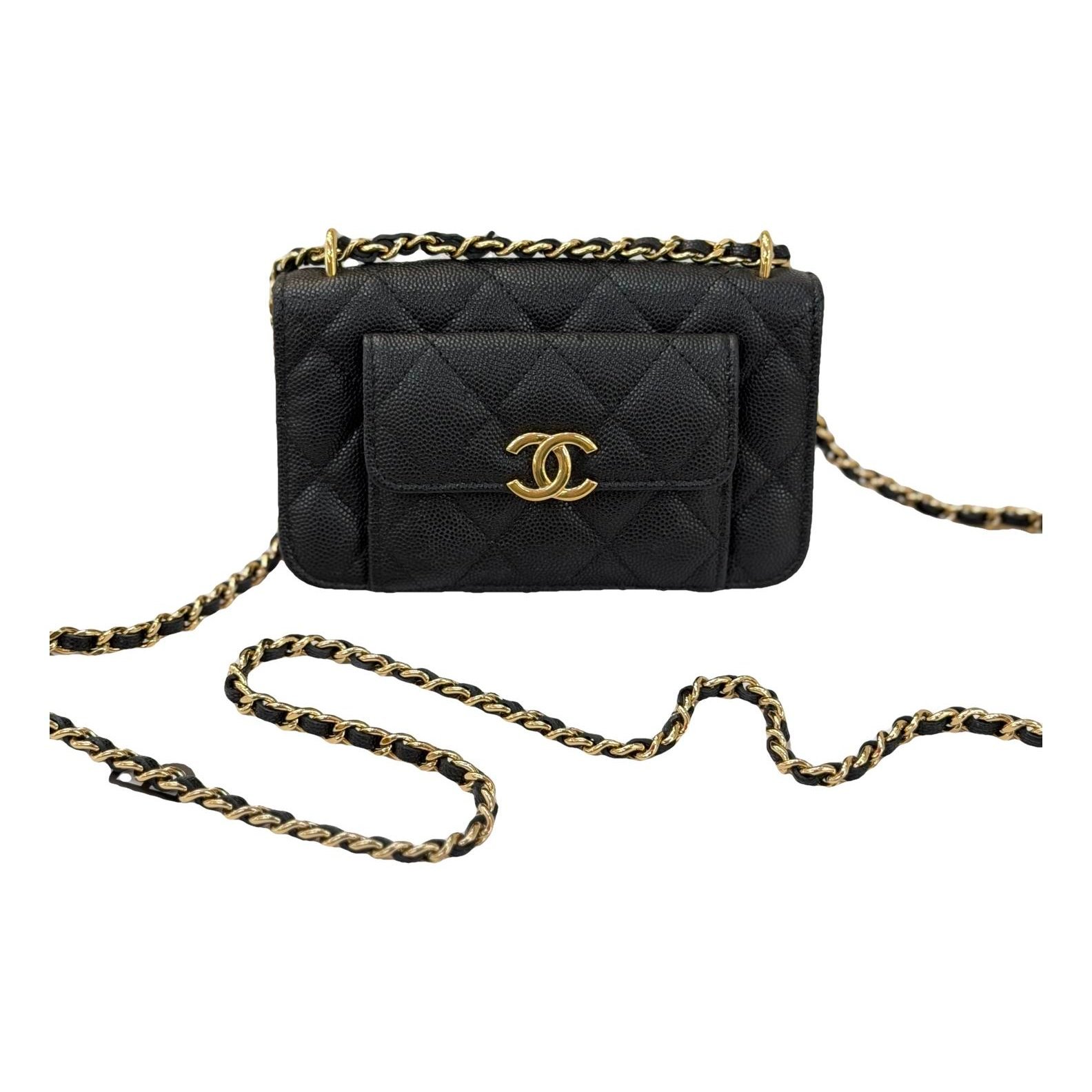 Wallet On Chain Timeless/Classique leather crossbody bag