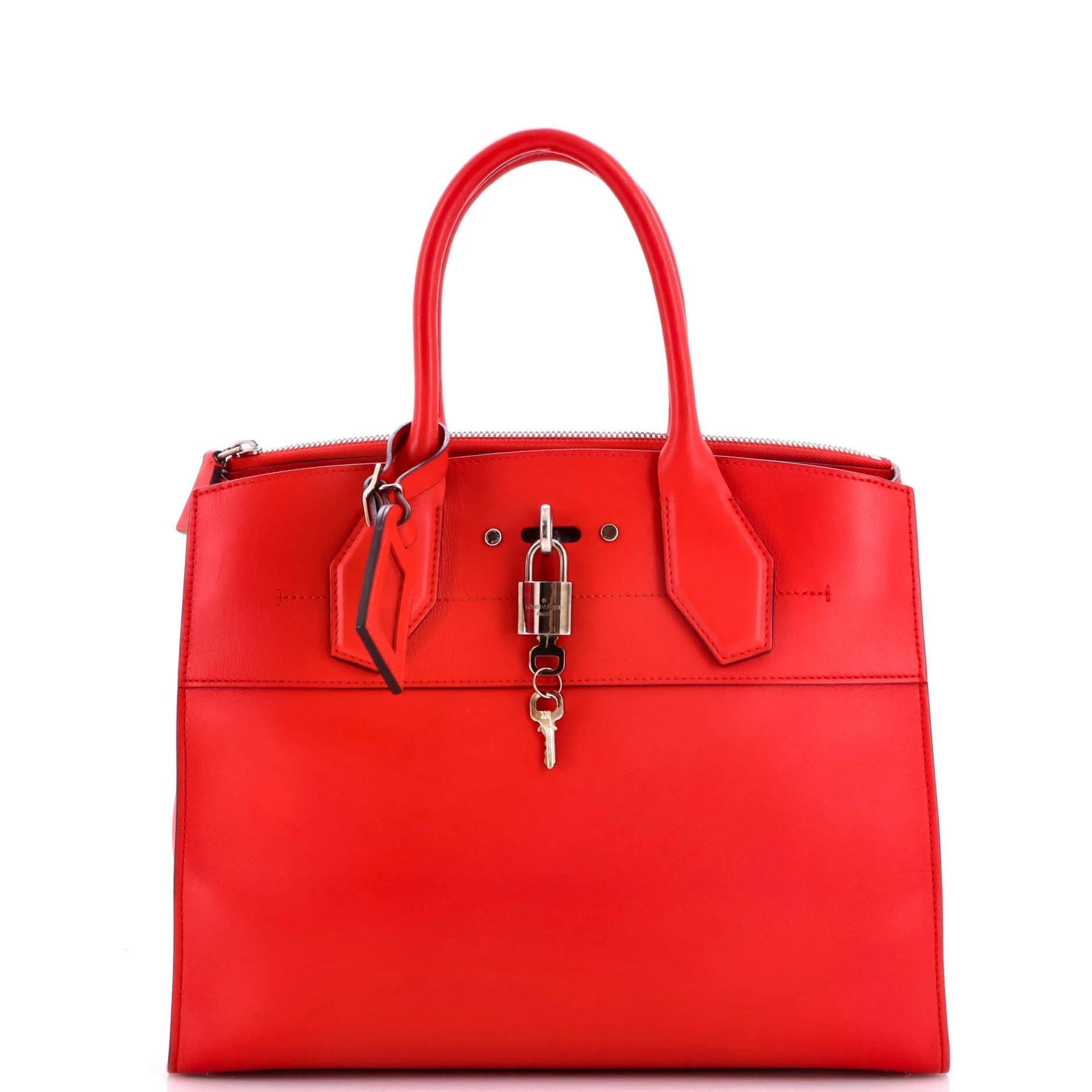 Leather tote