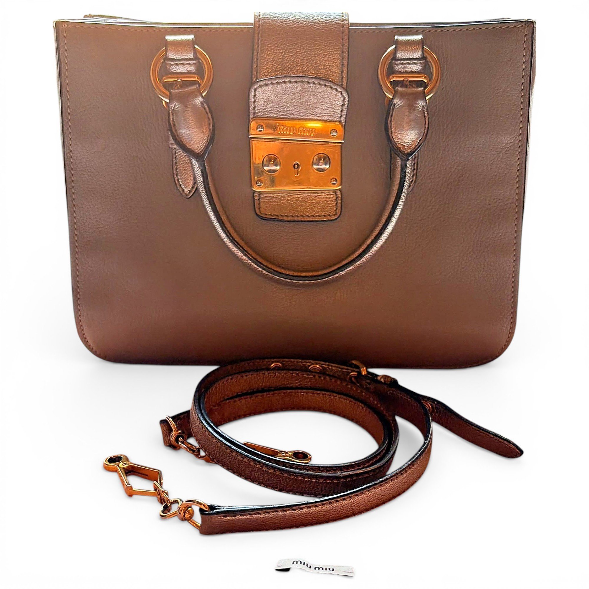 Leather crossbody bag