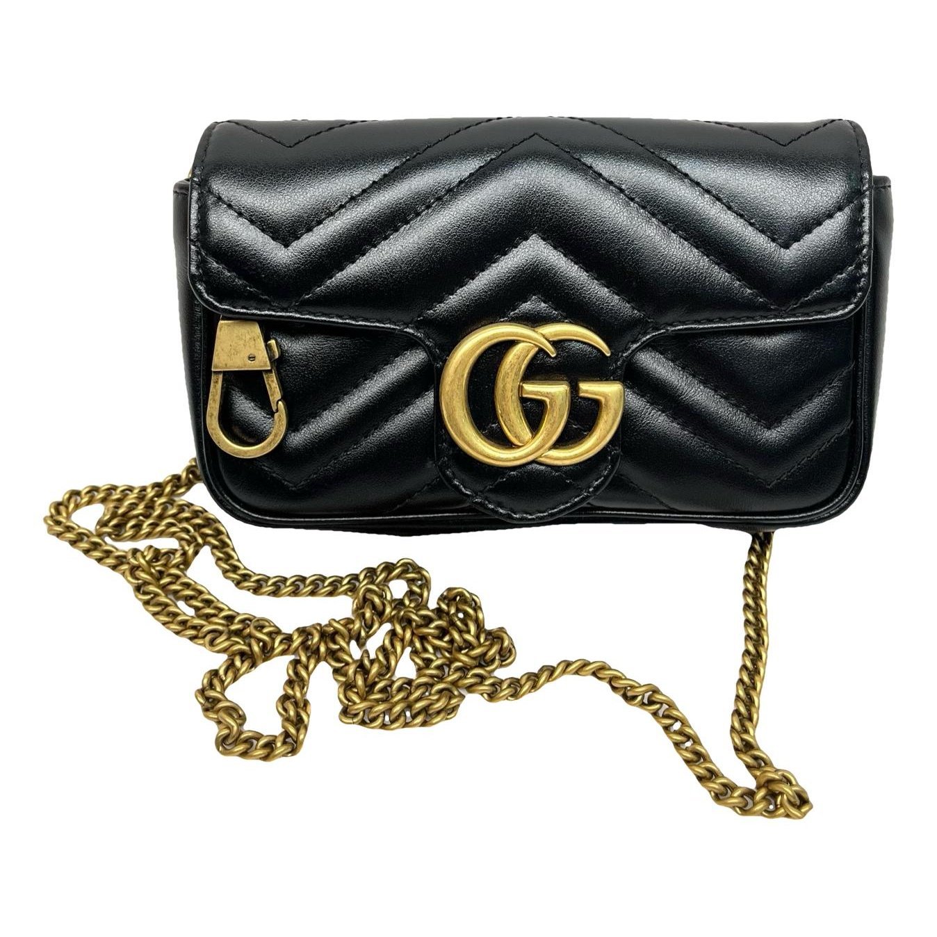 GG Marmont Chain leather crossbody bag