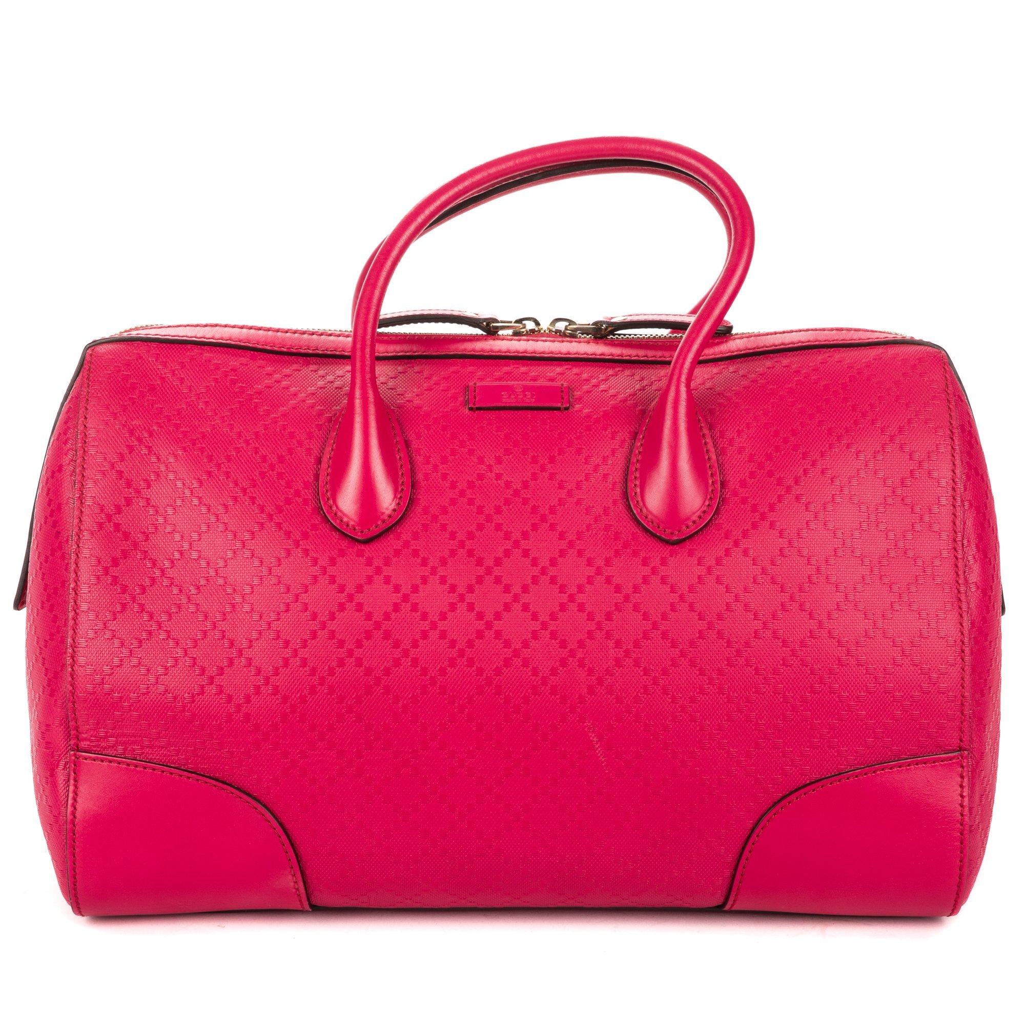 Boston leather handbag