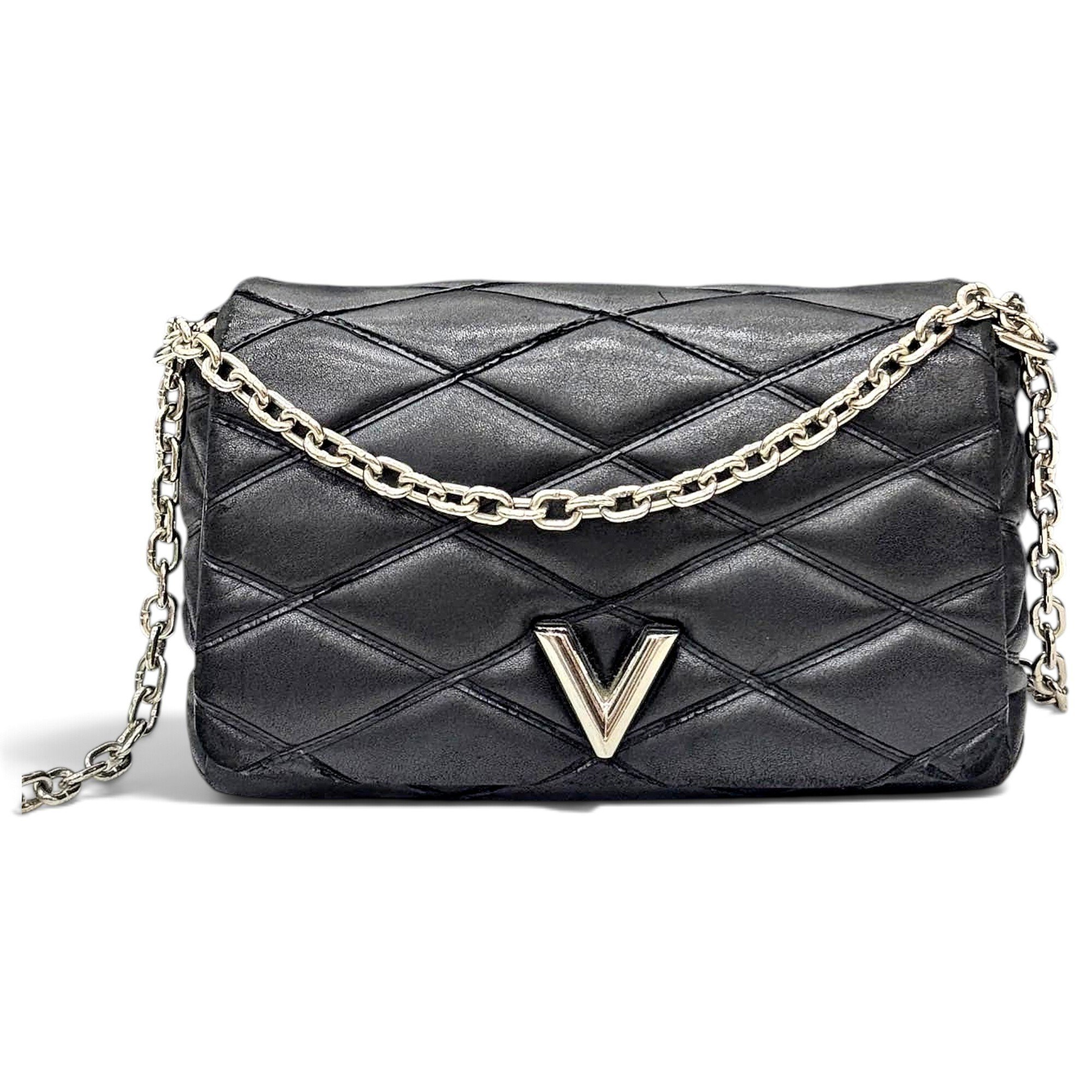 Twist leather handbag