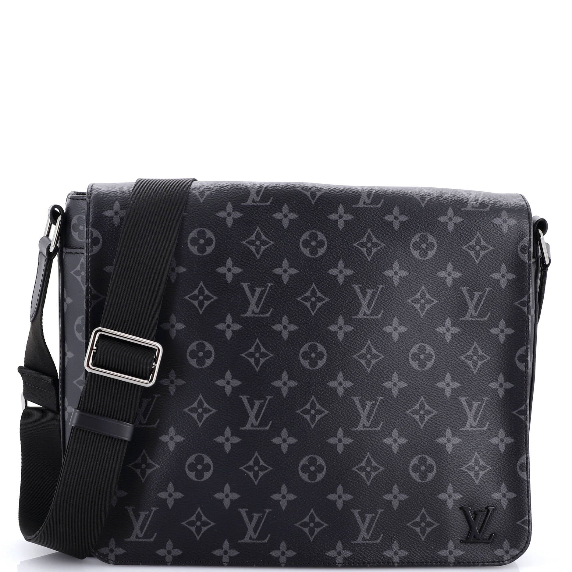 District Messenger Bag Monogram Eclipse Canvas MM