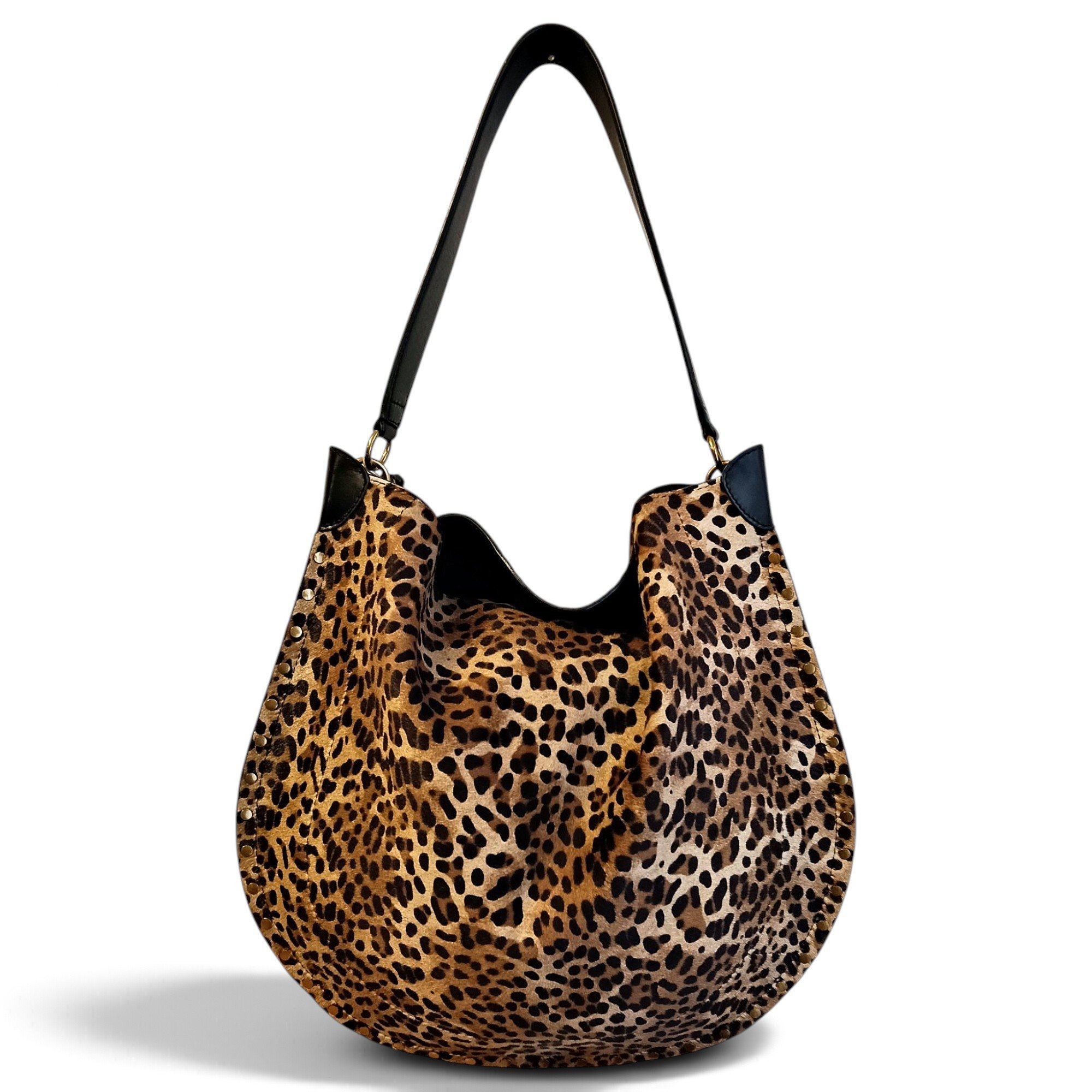 Oskan Moon pony-style calfskin handbag