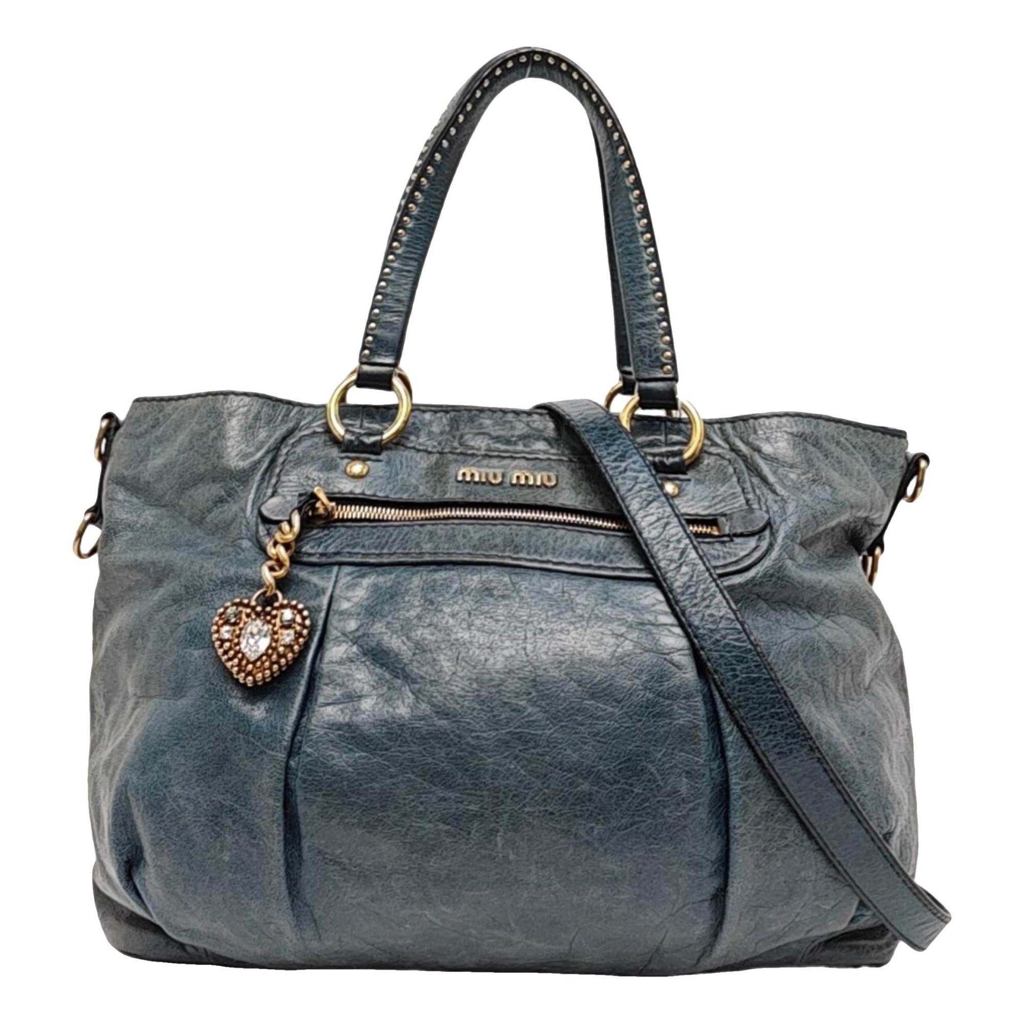 Leather crossbody bag