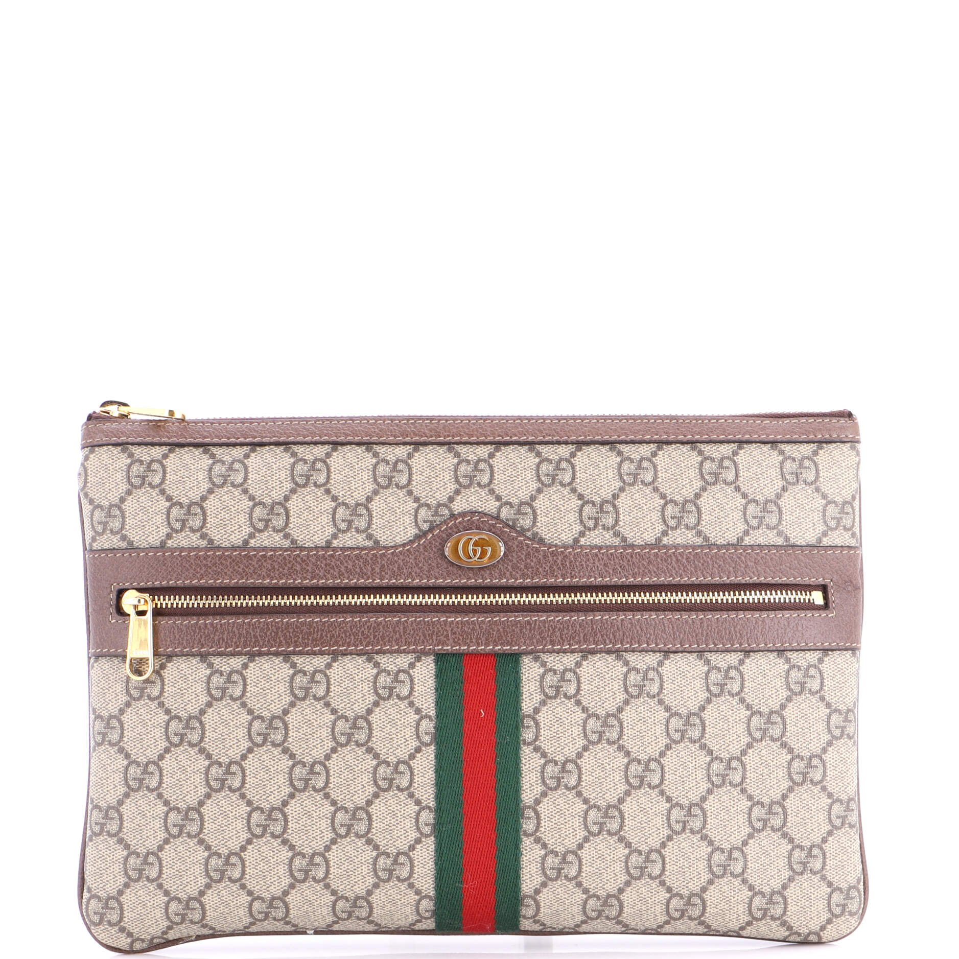 Ophidia Zip Pouch GG Coated Canvas Large