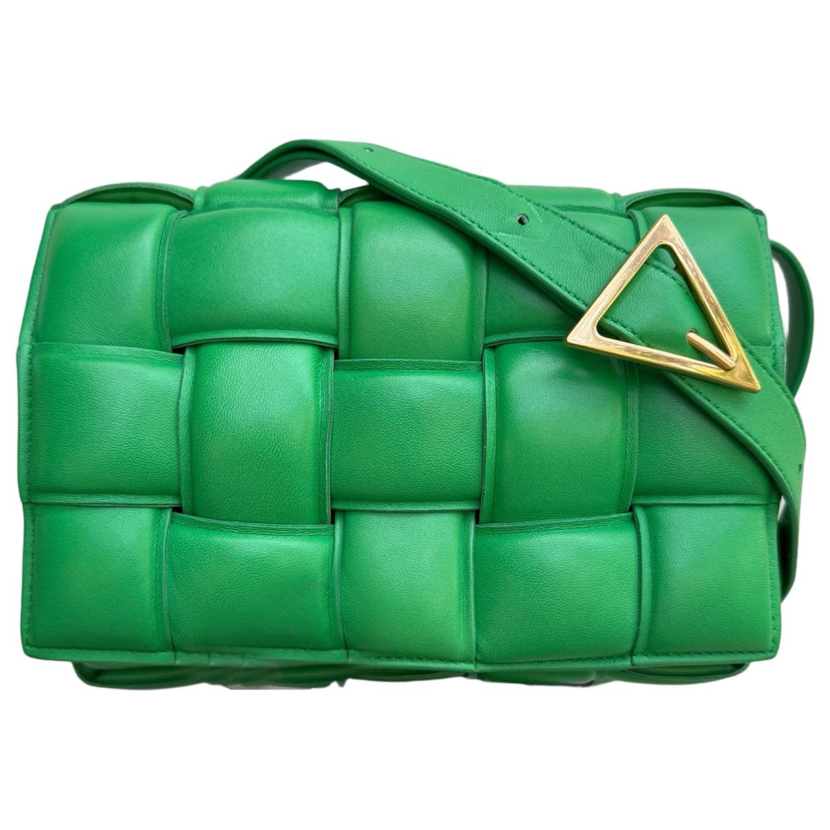 Cassette Padded leather handbag