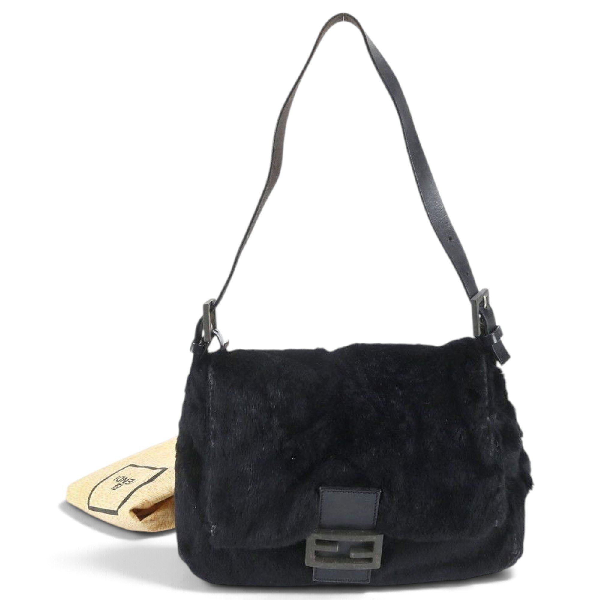 Baguette leather handbag