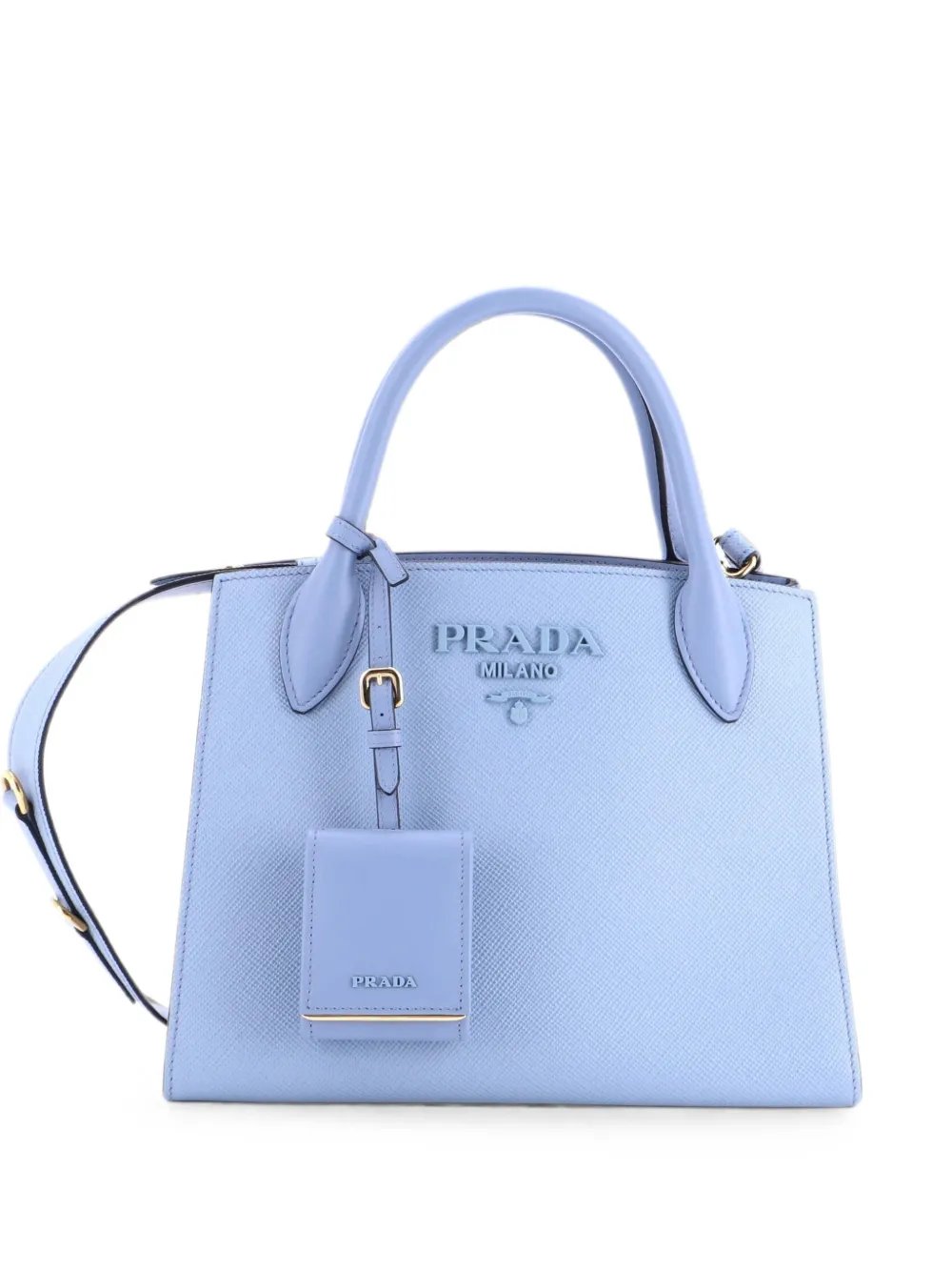 Monochrome Saffiano with City Calf Small tote bag