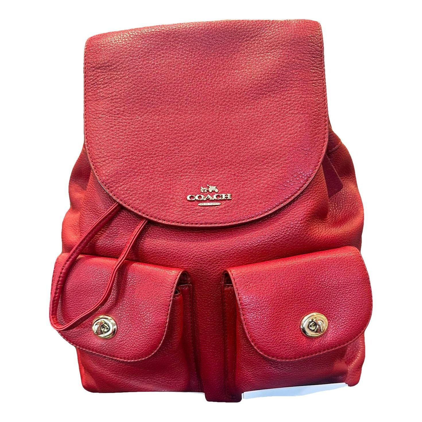Leather backpack