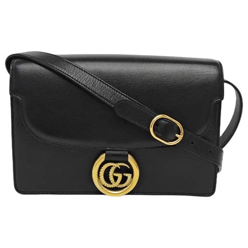 GG Ring leather handbag