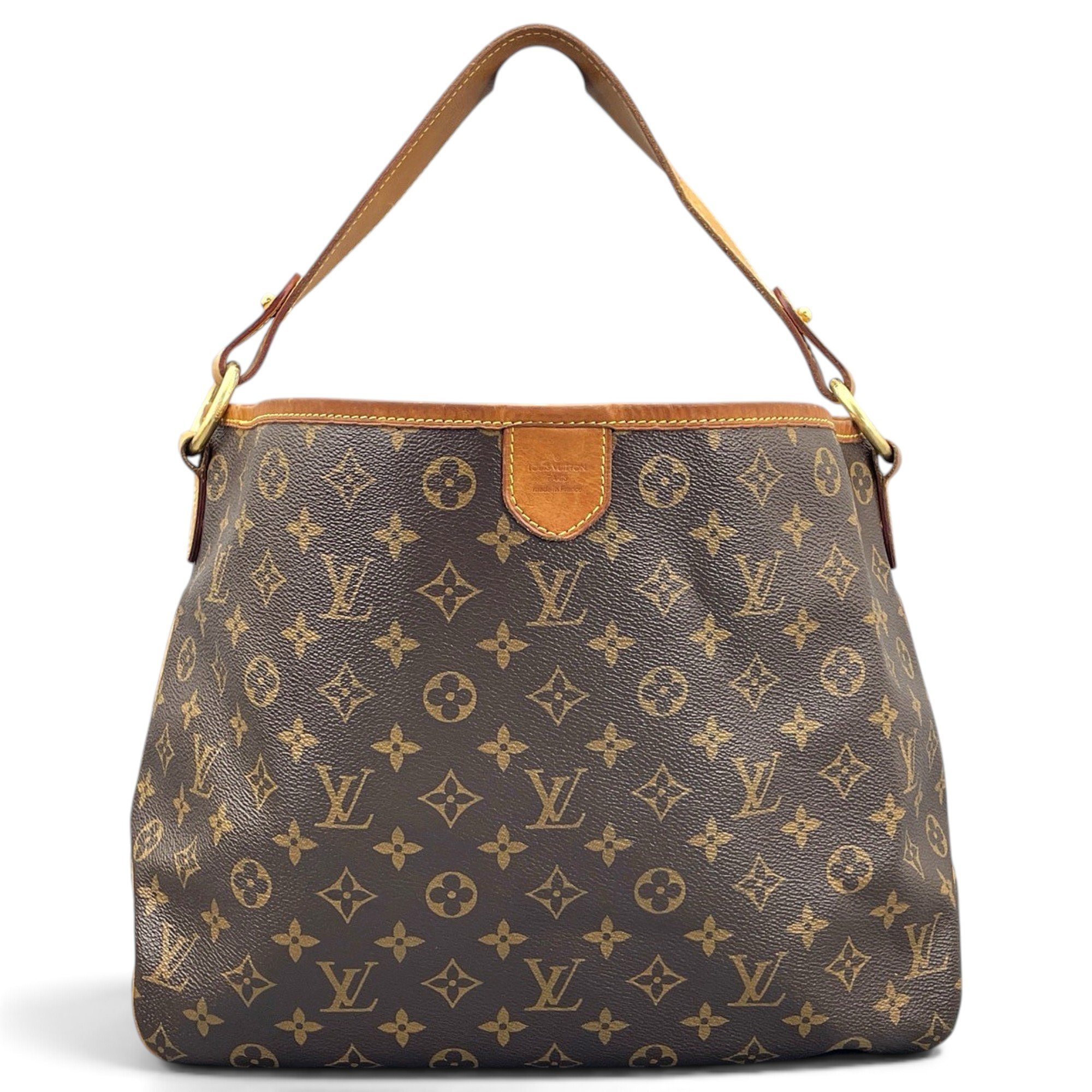Graceful leather handbag