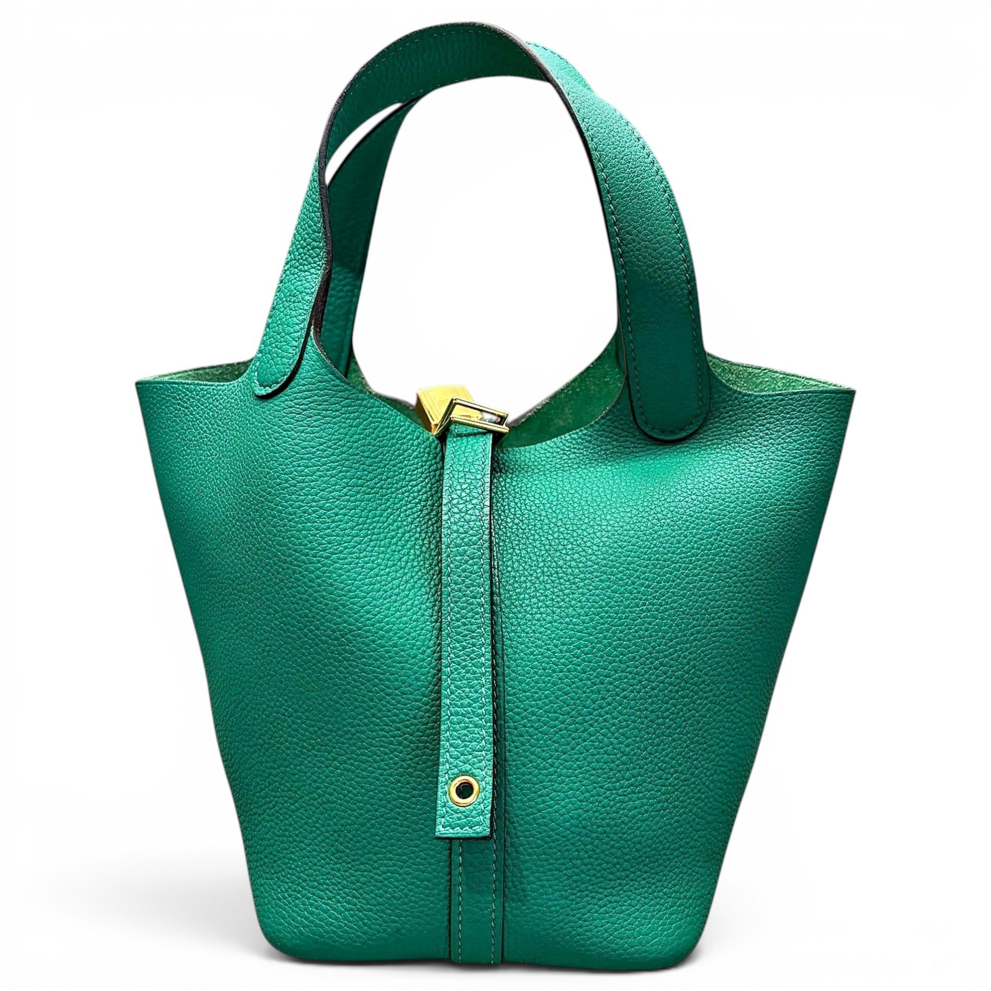 Picotin leather handbag