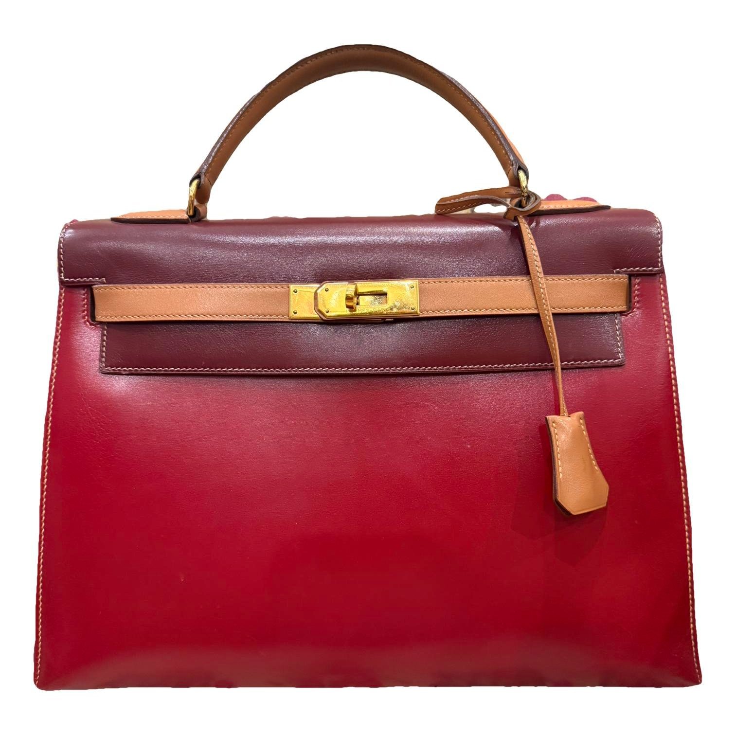Kelly 32 leather handbag