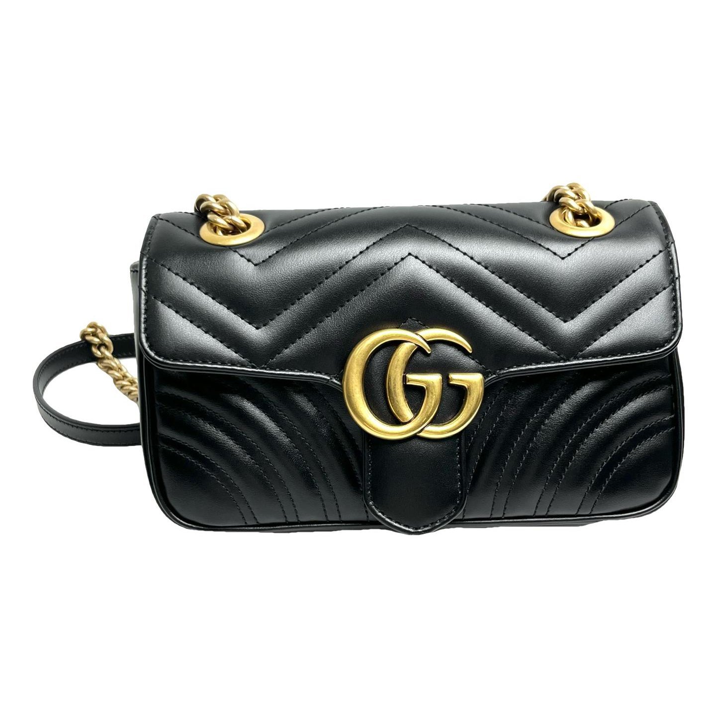 GG Marmont Flap leather crossbody bag