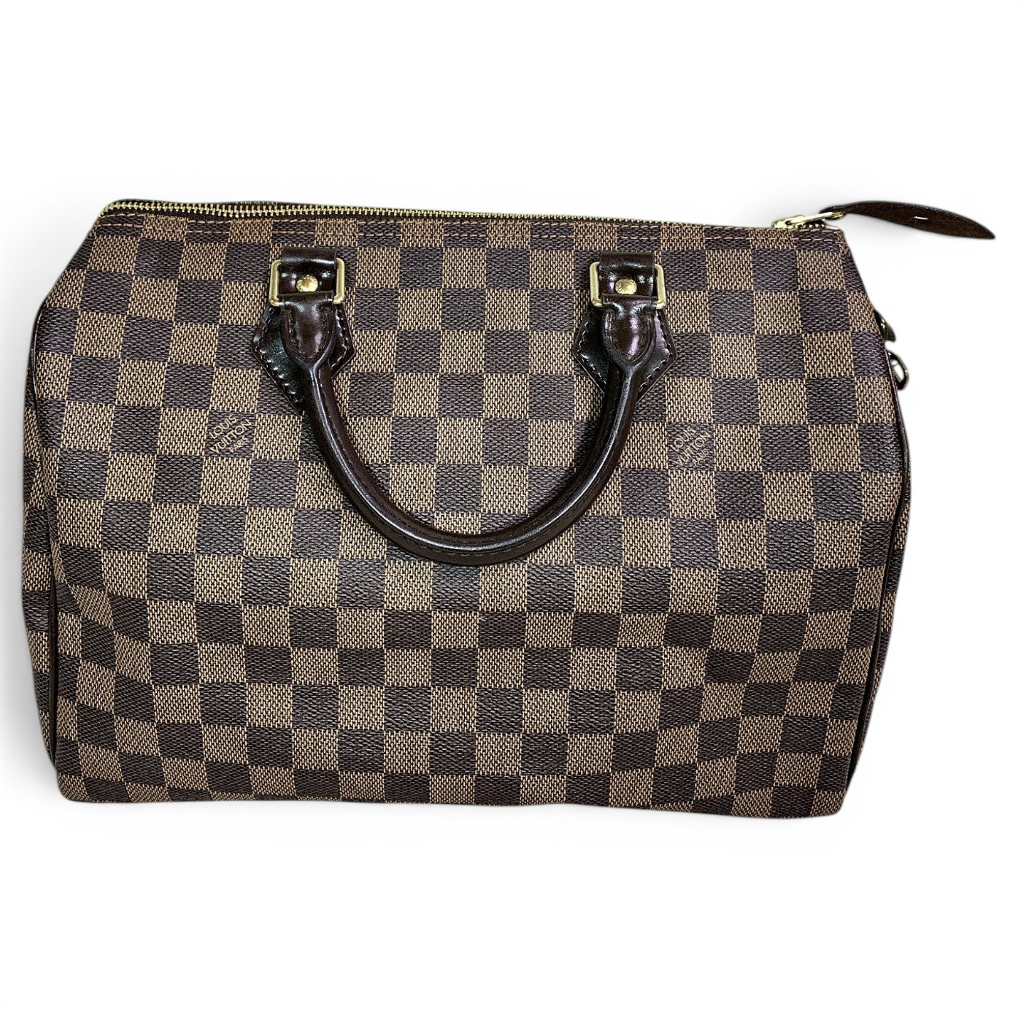 Speedy leather handbag