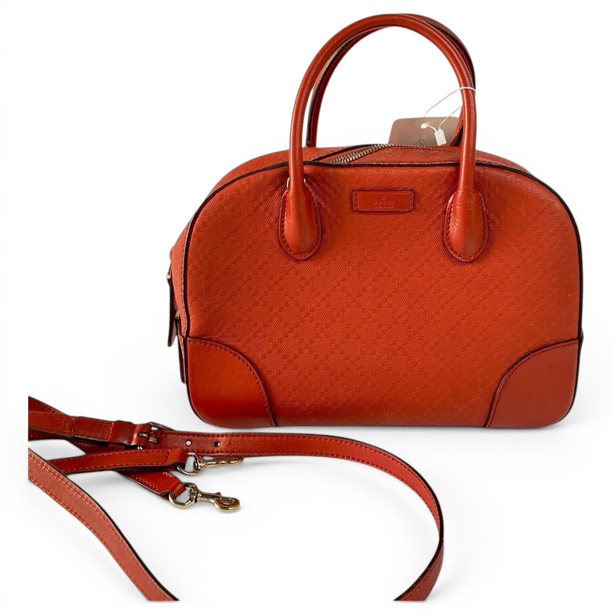 Gucci Leather bowling bag