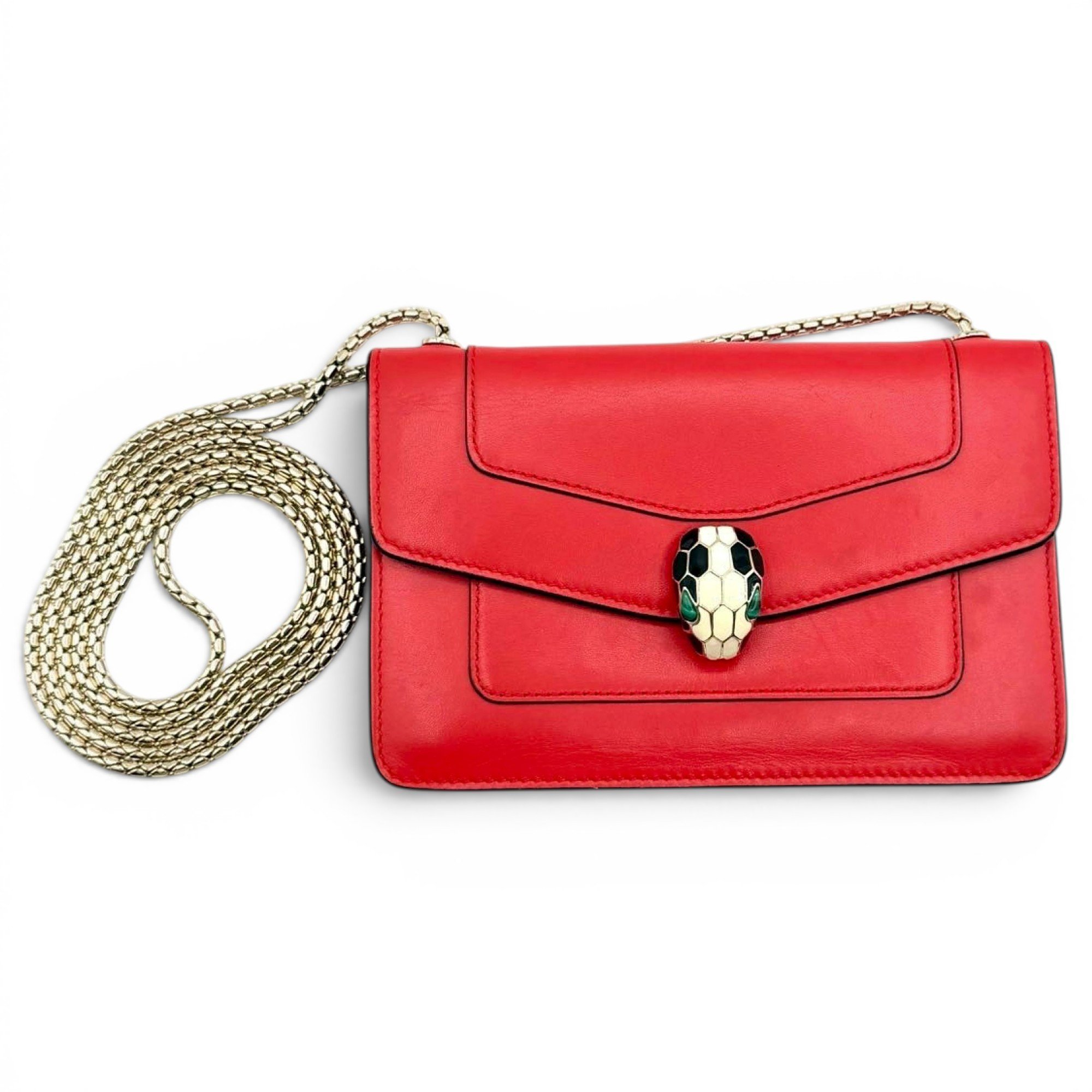 Bvlgari Serpenti leather crossbody bag