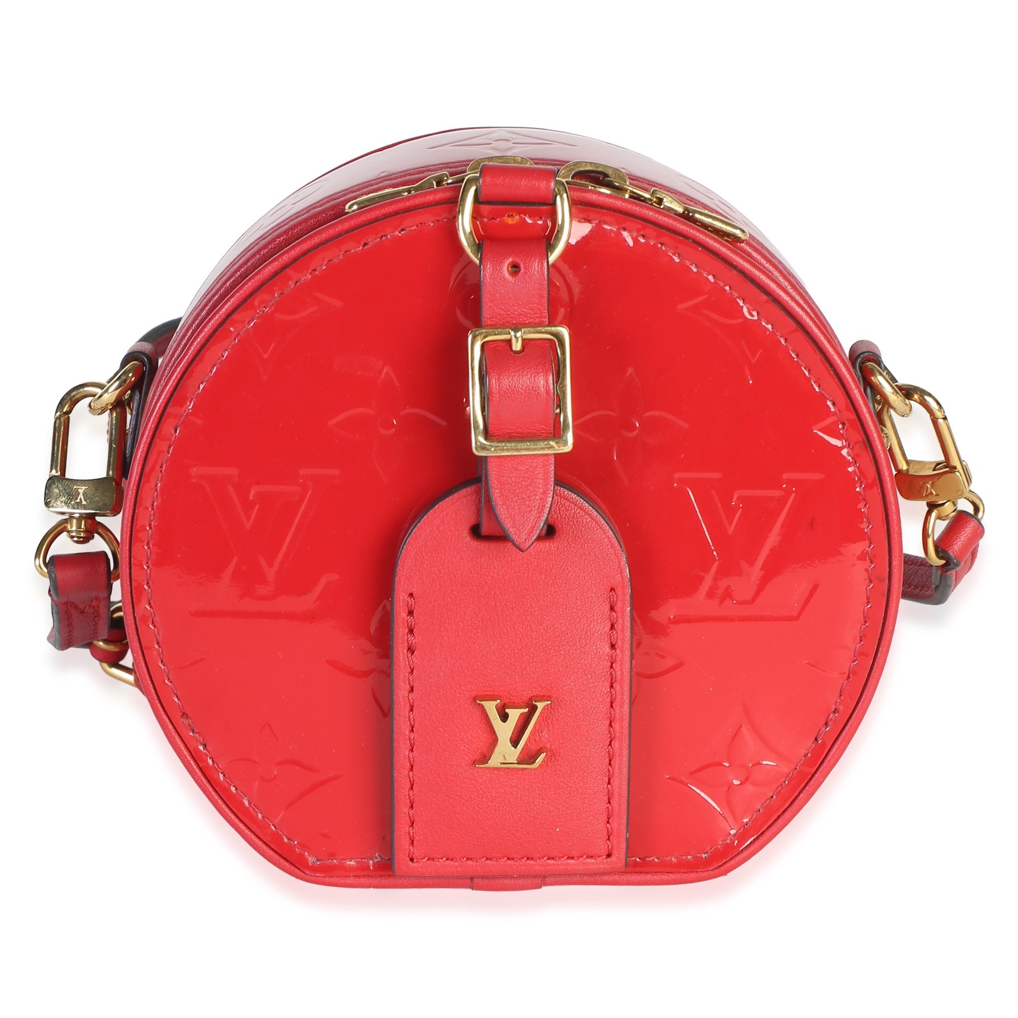 Patent leather handbag