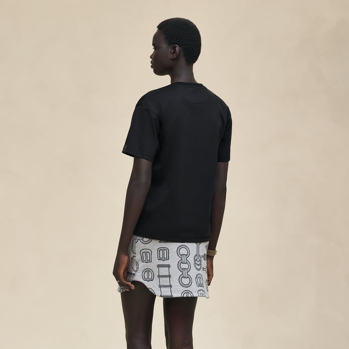 Noir Maxi Printed T-shirt