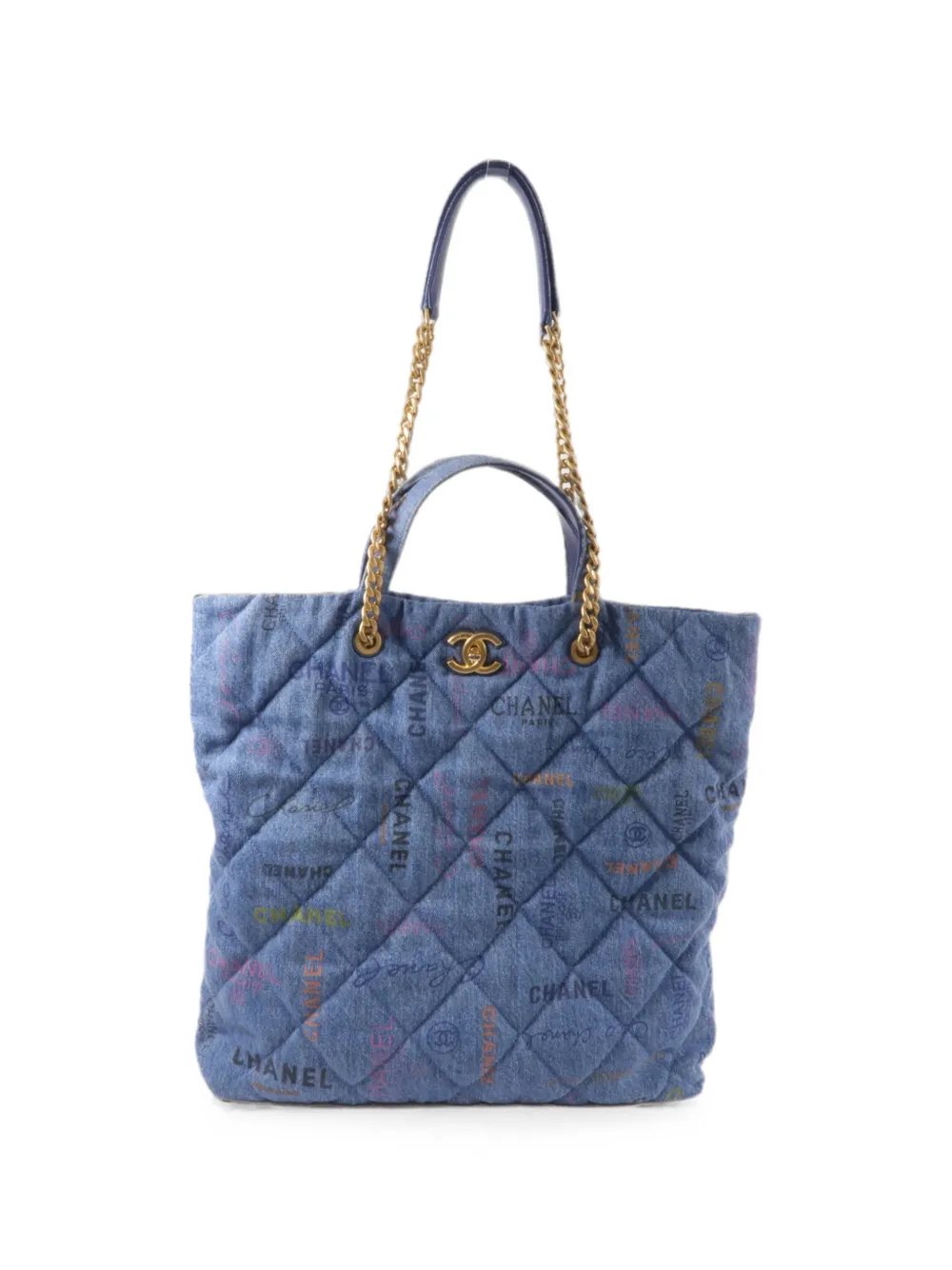 Mood quilted CC turn-lock tote bag