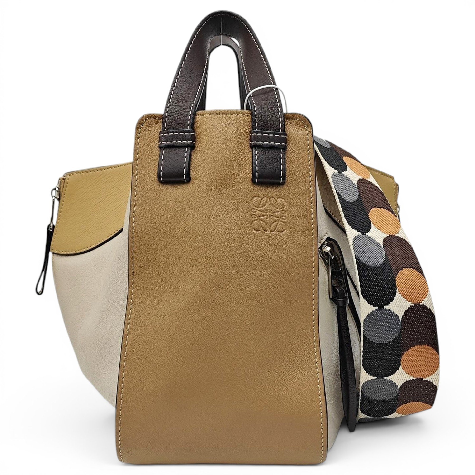 Hammock leather handbag