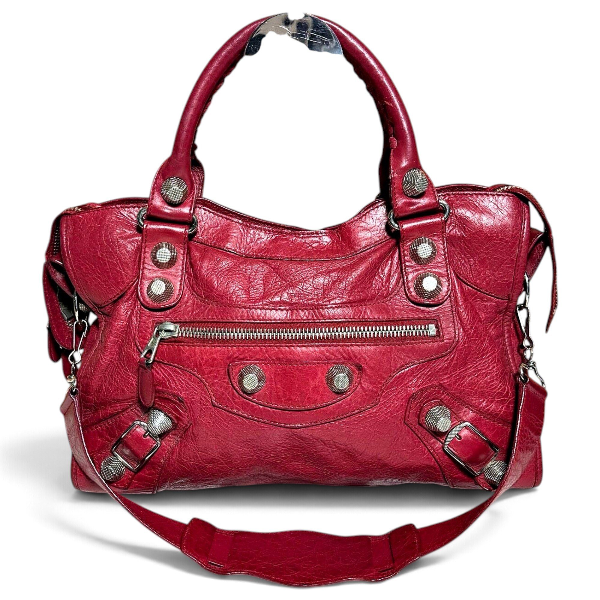 Balenciaga City leather satchel