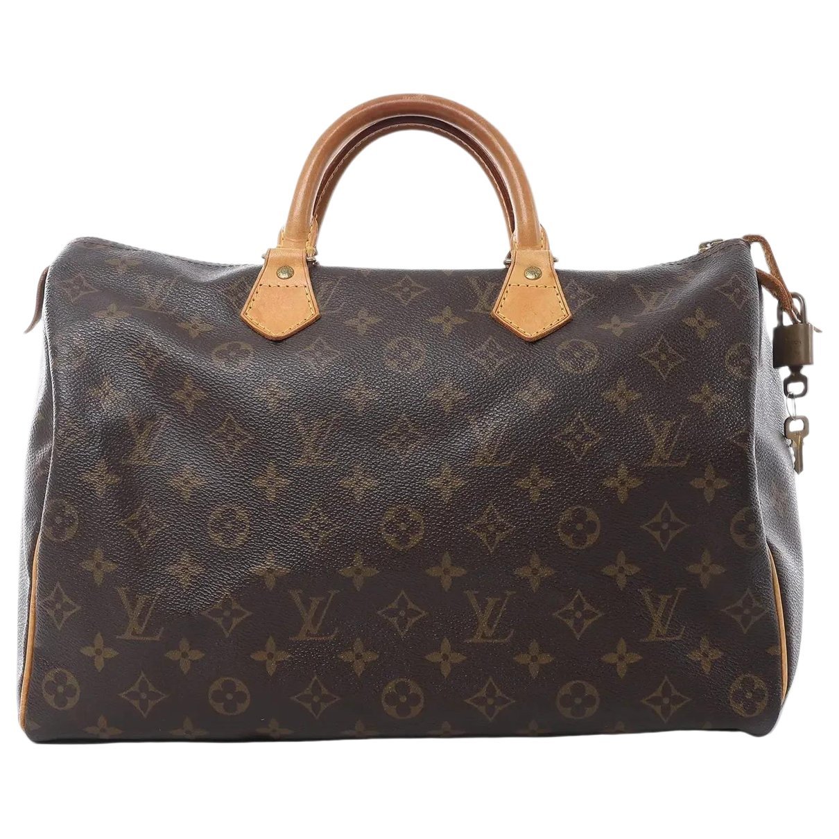 Speedy leather handbag
