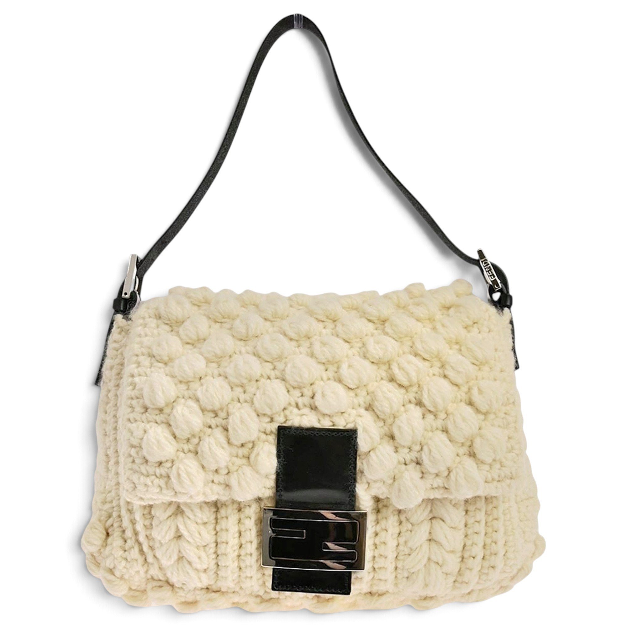 Mamma Baguette wool handbag