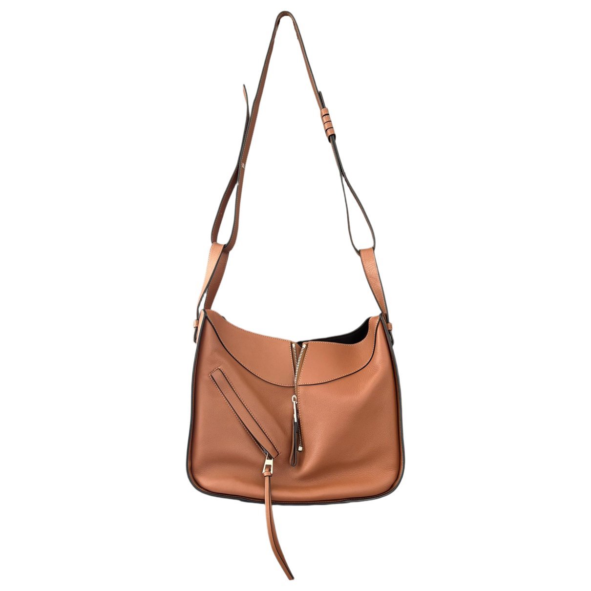 Hammock leather handbag