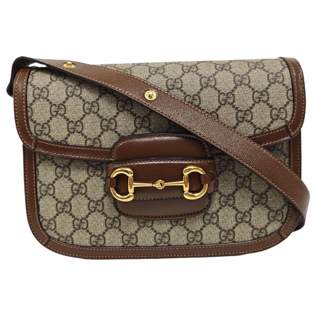 Handle Horsebit 1955 leather crossbody bag