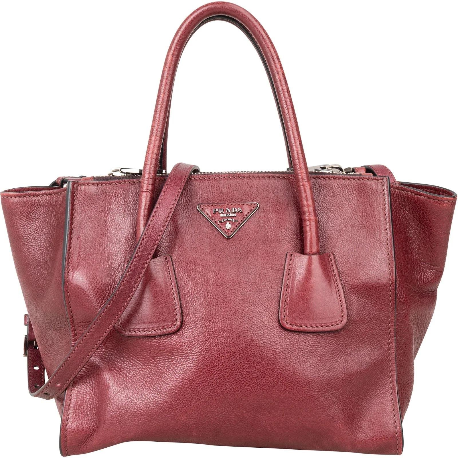 Prada Pocket leather handbag