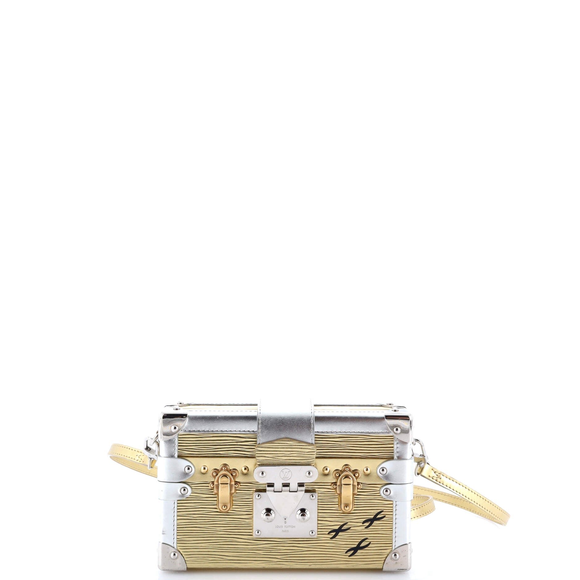Louis Vuitton Petite Malle Handbag Epi Leather